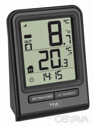 Термометр цифровой TFA Prisma 30306301
Термометр цифровой TFA "Prisma", внешний . . фото 1