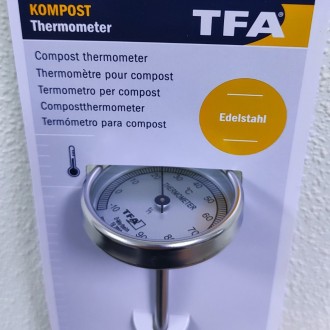 Термометр для компоста и грунта TFA, d=51x410 мм
Основные характеристики термоме. . фото 2