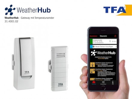 Температурная станция для смартфонов WeatherHub SmartHome System (Set1) TFA 3140. . фото 2