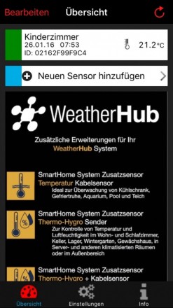 Температурная станция для смартфонов WeatherHub SmartHome System (Set1) TFA 3140. . фото 3