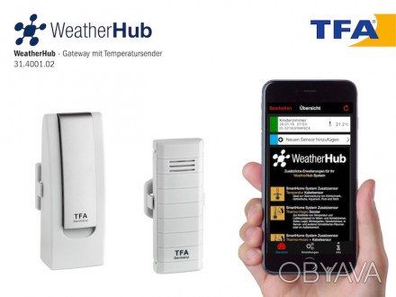 Температурная станция для смартфонов WeatherHub SmartHome System (Set1) TFA 3140. . фото 1