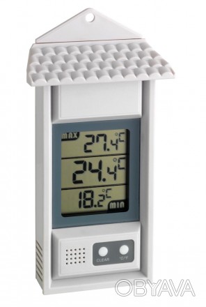 Термометр уличный/комнатный цифровой TFA, Max-Min, 150х81х30 мм
Отображение теку. . фото 1