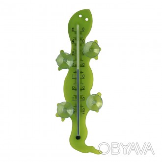 Термометр оконный TFA Gecko на присоске
Удобное считывание температуры наружного. . фото 1