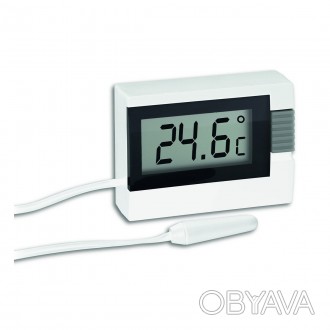 Термометр автомобильный цифровой TFA, белый, 39х52х15 мм
Измеряет температуру вн. . фото 1