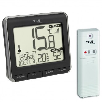 Беспроводной термометр TFA PRIO 30.3069
Беспроводная передача наружной температу. . фото 2