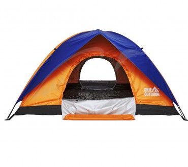 Туристическая палатка Skif Outdoor Adventure II Orange-Blue 200x200 cm
Skif Outd. . фото 2