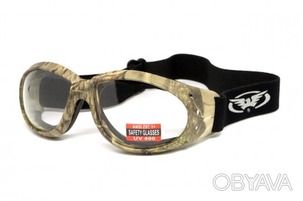 Защитные очки Eliminator от Global Vision (США)
цвет линз прозрачный;
материал л. . фото 1