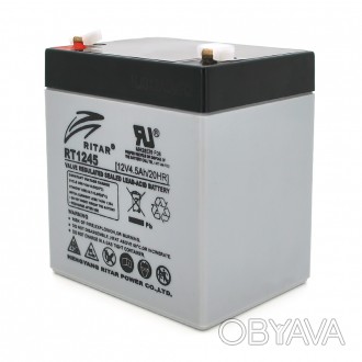 
	Аккумуляторная батарея AGM RITAR RT1245 - используется в устройствах с небольш. . фото 1