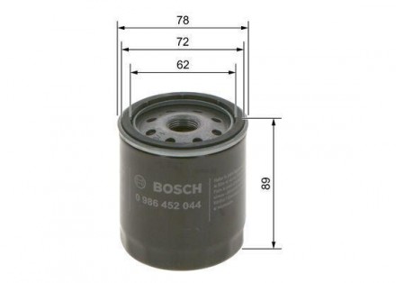 Фильтр масляный RX (03-) Bosch 0 986 452 044 применяется в качестве аналога ориг. . фото 3