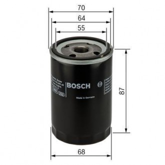 Фильтр масляный Doblo (00-) Bosch 0 986 452 041 применяется в качестве аналога о. . фото 3