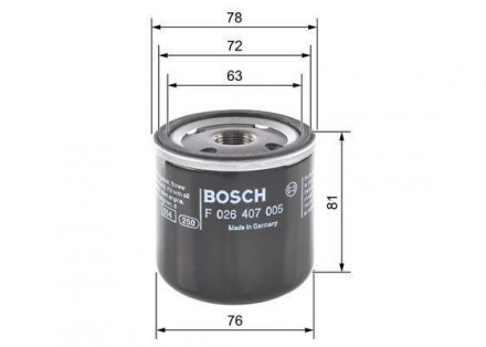 Фильтр масляный 9-3 (98-) Bosch F 026 407 005 используется в качестве аналога ор. . фото 3