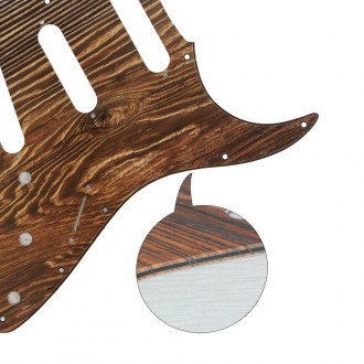 Пікгард SSS під дерево для електогітари Fender Stratocaster ST China.
Розмір пік. . фото 5