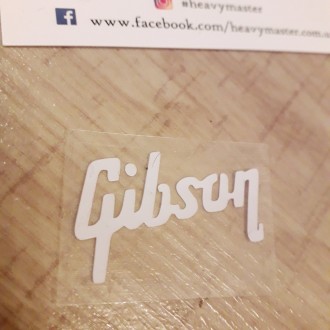 Логотип деколь Gibson лого НАКЛЕЙКА для електрогітари Les Paul LP біла.
На будь-. . фото 2