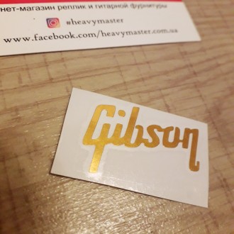 Логотип деколь Gibson лого НАКЛЕЙКА для электрогитары Les Paul LP желтая.
На люб. . фото 2