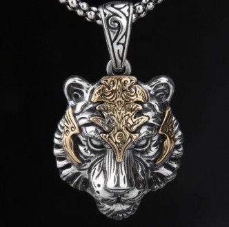 Мужской женский кулон тигр украшения бижутерия.
На подарок, или себе. Внутри пус. . фото 6