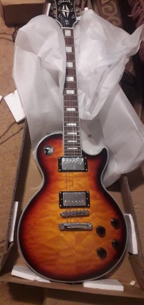 Электрогитара Gibson Les Paul Custom Sunburst Lux China. 
В наличии или под зака. . фото 2