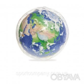 Технічні характеристики товару "Надувний м'яч Bestway 31045 "Земля", 61 см"Загал. . фото 1