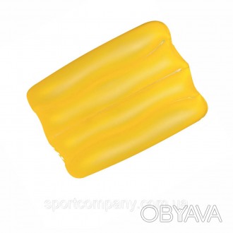 Технічні характеристики товару "Надувна вінілова подушка Bestway 52127, жовта, 3. . фото 1