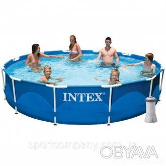 Технічні характеристики товару "Каркасний басейн Intex 28212, 366 x 76 см (2006 . . фото 1