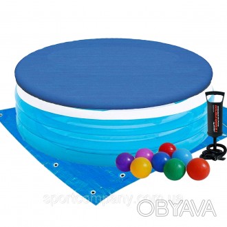 Технічні характеристики товару "Дитячий надувний басейн Intex 57190-3 «Сімейний». . фото 1