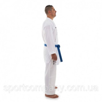 Кимоно для карате INAZUMA GI с белой вышивкой на плечах, форма костюм для единоб. . фото 5