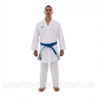 Кимоно для карате INAZUMA GI с белой вышивкой на плечах, форма костюм для единоб. . фото 3