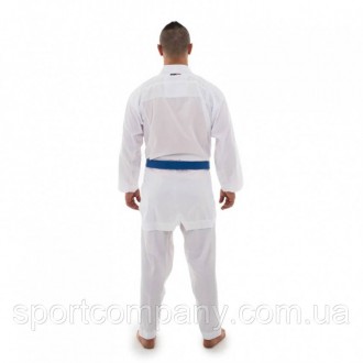 Кимоно для карате INAZUMA GI с белой вышивкой на плечах, форма костюм для единоб. . фото 6