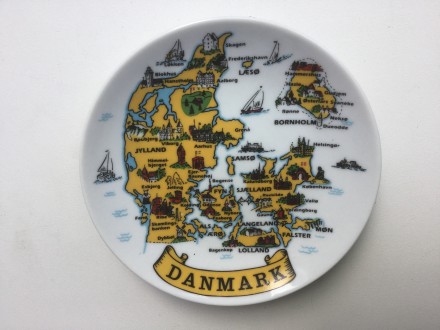 Красивая тарелочка Дания станет украшением Вашего интерьера. Есть петелька для н. . фото 2