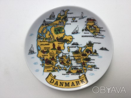Красивая тарелочка Дания станет украшением Вашего интерьера. Есть петелька для н. . фото 1
