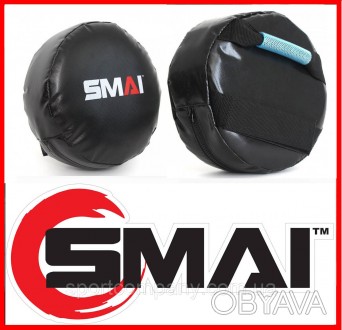 Подушка SMAI круглая большая ручная для единоборств отработки ударов ногами рука. . фото 1