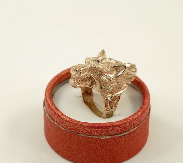 Кольцо Волк
 Данное изделие мы можем изготовить из золота 585 пробы или серебра . . фото 4
