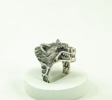 Кольцо Волк
 Данное изделие мы можем изготовить из золота 585 пробы или серебра . . фото 8