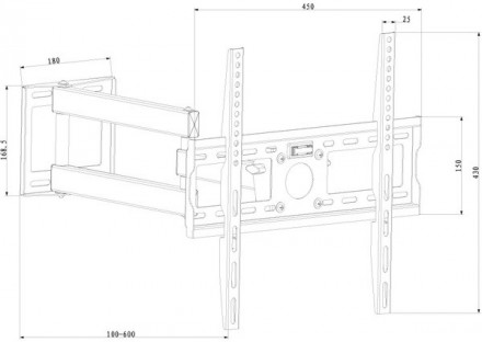 Краткое описание:Настенный кронштейн для ЖК/плазменных телевизоров; мин. диагона. . фото 3