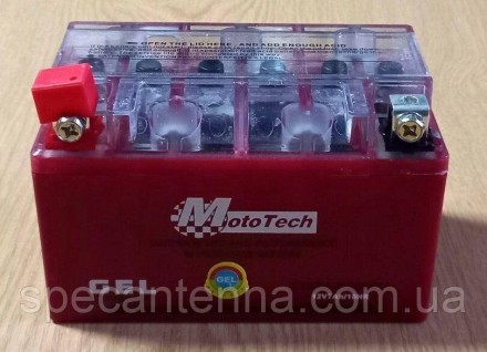 Акумулятор MOTO-TECH YTX7A-BS (GEL) 12 В 7 А·год.. . фото 2