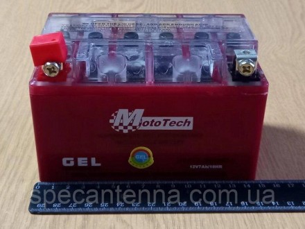 Акумулятор MOTO-TECH YTX7A-BS (GEL) 12 В 7 А·год.. . фото 6