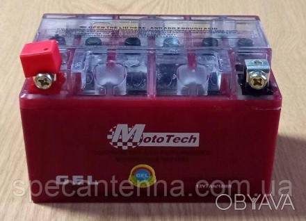 Акумулятор MOTO-TECH YTX7A-BS (GEL) 12 В 7 А·год.. . фото 1