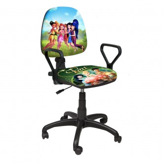 Школьное компьютерное кресло на роликах с подлокотниками Престиж РМ "Феи 4"
 
 
. . фото 2