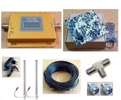 Усилитель сотовой связи KW-1815-D 2G/4G LTE 1800 МГц c внешней панельной и внутр. Днепр. фото 1 Усилитель сотовой связи KW-1815-D 2G/4G LTE 1800 МГц c внешней панельной и внутр. Днепр. фото 1