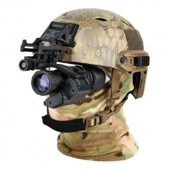 Полный комплект военного монокуляра ночного виденья с базовым креплением на шлем. . фото 3