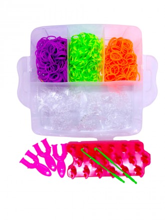 Набор для плетения браслетов из резинок Fashion loom bands set 9 ярусный 15000 р. . фото 5