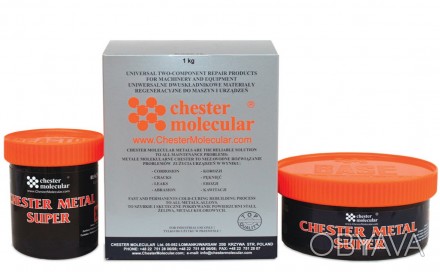 Chester Metal Super- это двухкомпонентный тиксотропный метало-наполненный композ. . фото 1