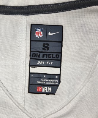 Футболка, jersey Nike NFL Las Vegas Raiders, Carr, размер-S, длина-68см, под мыш. . фото 7