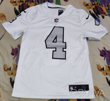 Футболка, jersey Nike NFL Las Vegas Raiders, Carr, размер-S, длина-68см, под мыш. . фото 1