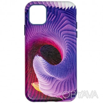 
Чохол із штучної шкіри Colour Splash для Apple iPhone 13 Pro (6.1') (Purple/Pin. . фото 1