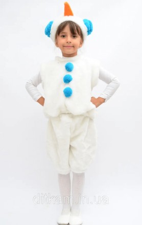  Дитячий карнавальний костюм Сніговика 
 
 Цей дитячий карнавальний костюм зробл. . фото 2