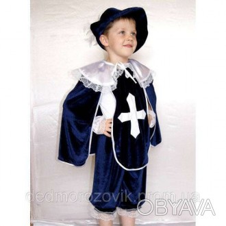  Мушкетёр № 3. Детский карнавальный костюм (велюр) Основная ткань: велюр; Отдело. . фото 1