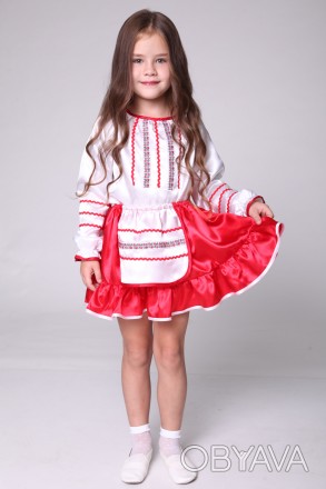  Украинка № 2. Детский карнавальный костюм Основная ткань: атлас. Замеры: Длина . . фото 1