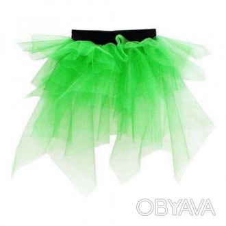 ЁЛОЧКА. Зелёная детская юбка из фатина (элемент костюма для образа Ёлочки).