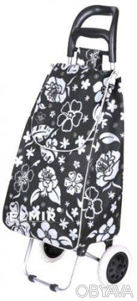 Тачка сумка кравчучка MH-1900 96 см, черная с цветами