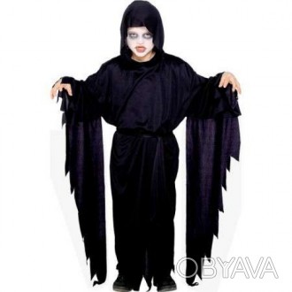 Маскарадный костюм Смерть ( 9-13 лет) MK1-1557 Размеры: туника - капюшон: высот. . фото 1